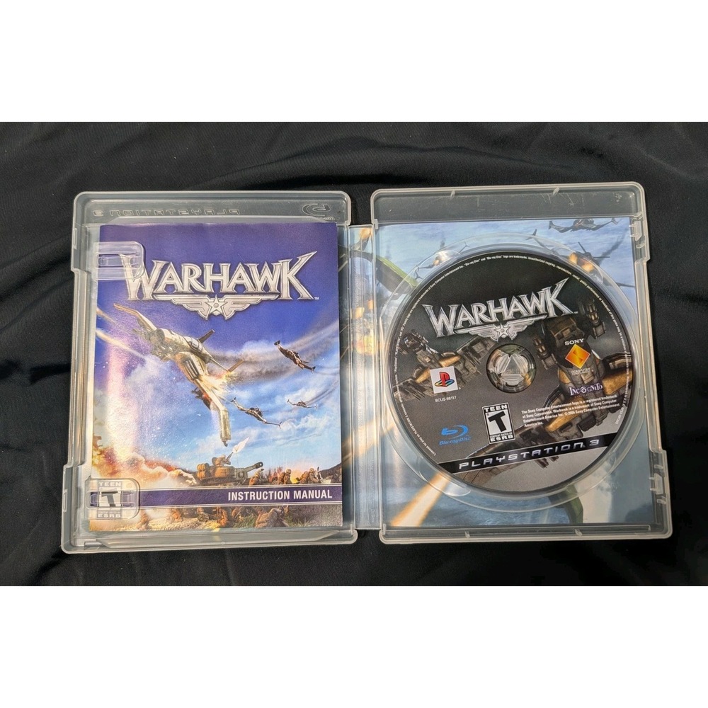 Warhawk Sony PlayStation 3 PS3 2007 CIB Complete Physical Manual Flight Shooter - Picture 3 of 4